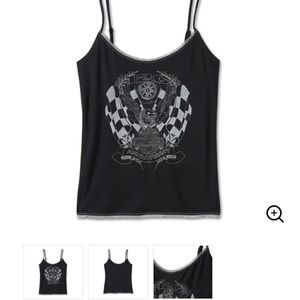 Brand new with tags Harley Davidson adjustable  spaghetti strap tank size L